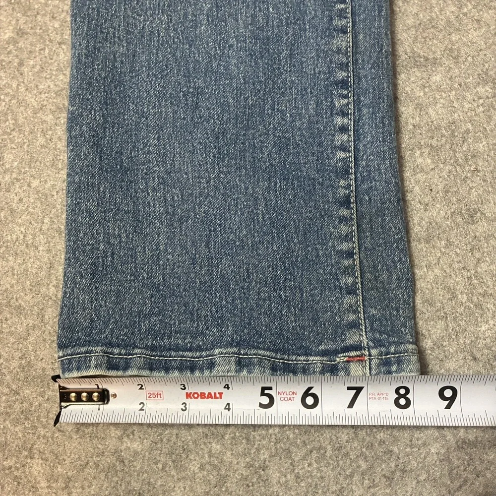 True Religion Ricky Relaxed Straight Mens Jeans Size 36x30 Faded Whiskers Y2K